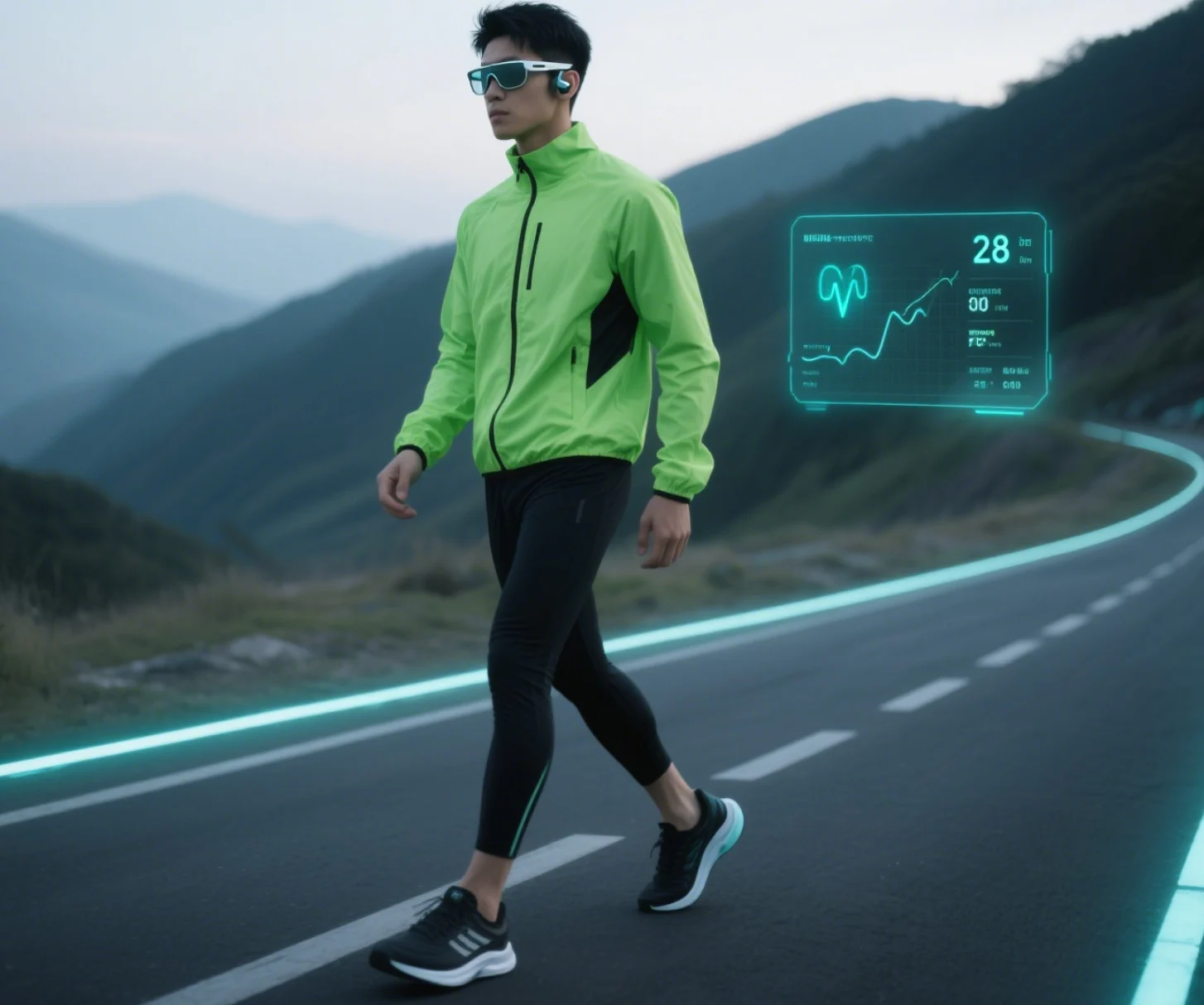 Smart eyewear close-up