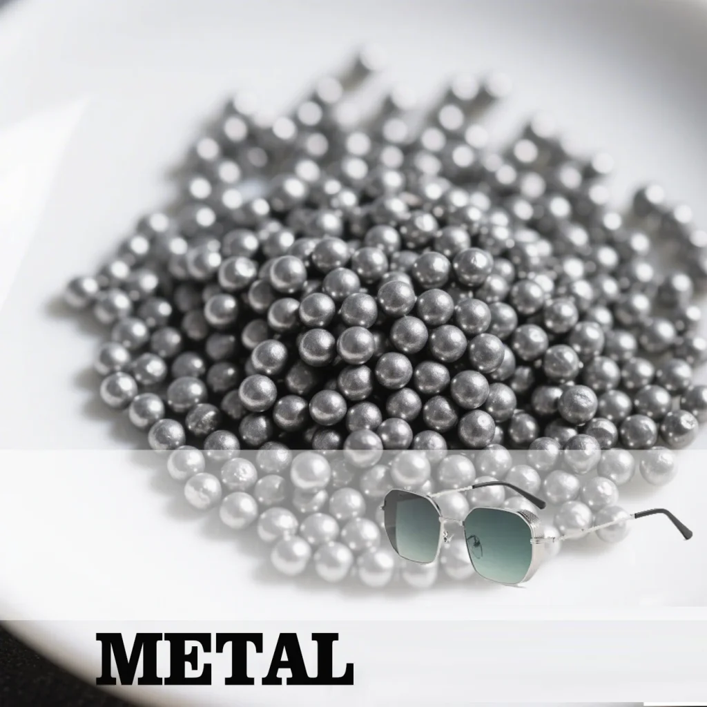 Titanium and stainless steel sunglass frames