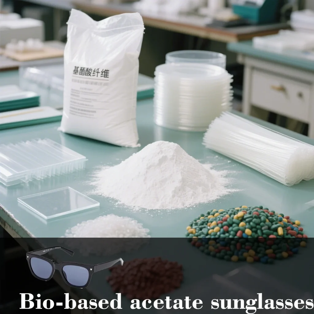 Bio-based acetate sunglasses