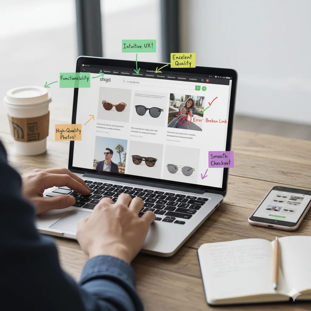 Client reviews of eyeglasses manufacturer