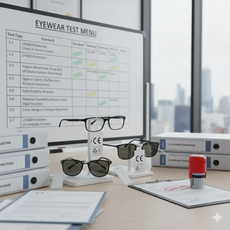 Eyewear Test Menu