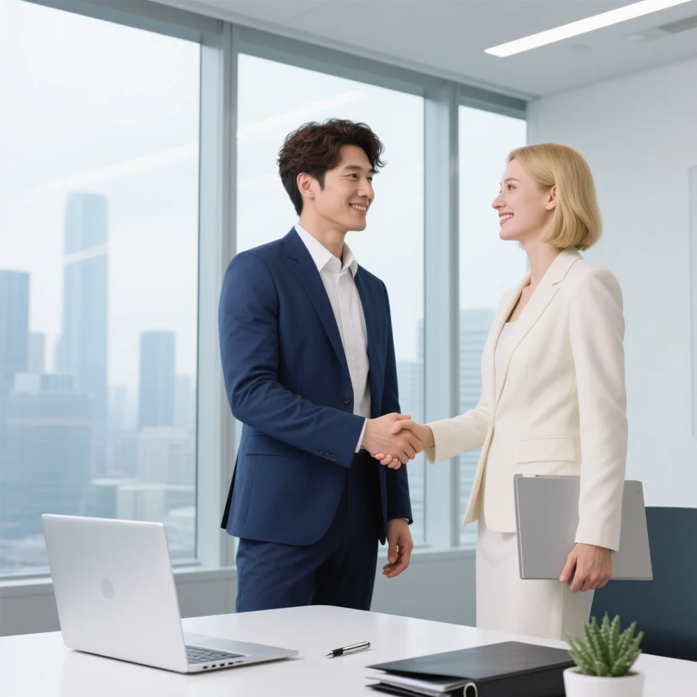 cooperation with eyeglasses manufacturer