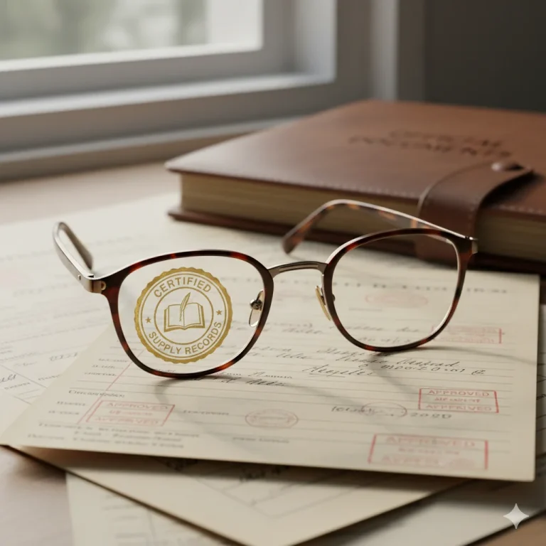 eyeglasses Certified Supply Records